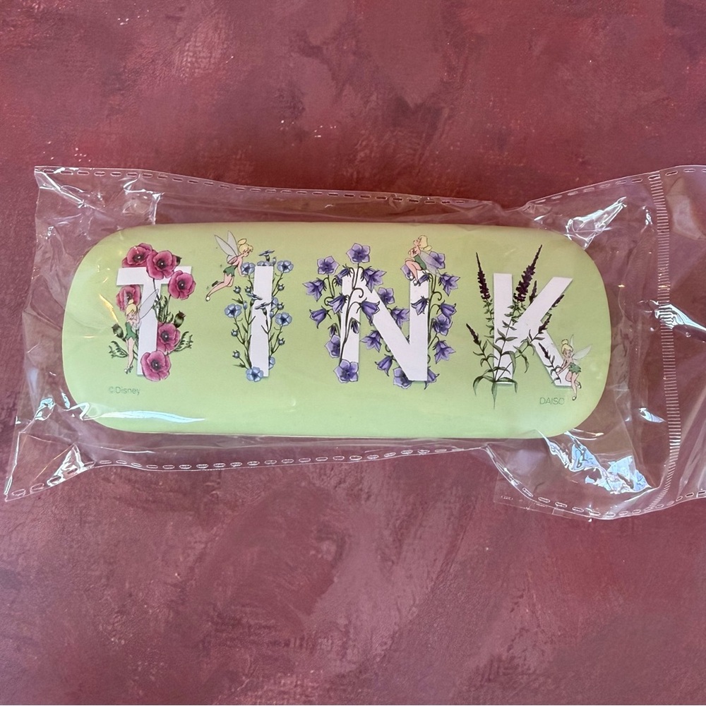 Daiso Disney Tinkerbell Eyeglass Case